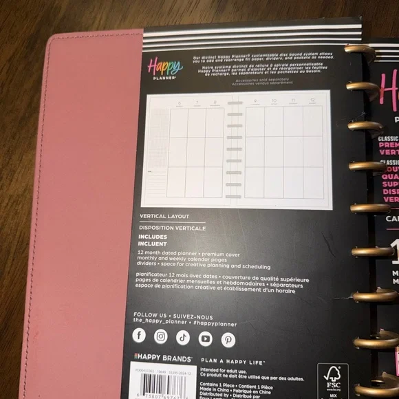 Happy Planner Classic size planner - Picture 3 of 8